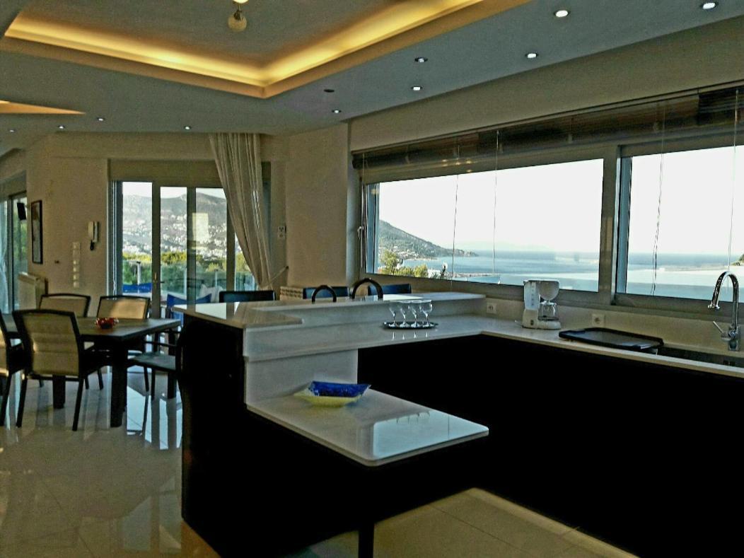Pórto Ráfti Seaview Pool Villa Near Beach And Athens Airport מראה חיצוני תמונה