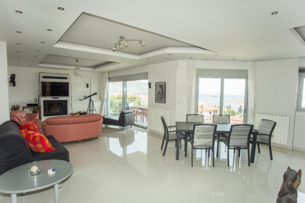 Pórto Ráfti Seaview Pool Villa Near Beach And Athens Airport מראה חיצוני תמונה