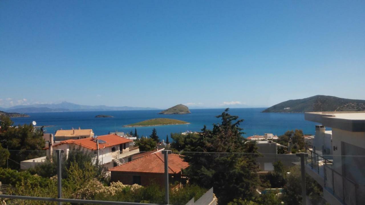 Pórto Ráfti Seaview Pool Villa Near Beach And Athens Airport מראה חיצוני תמונה