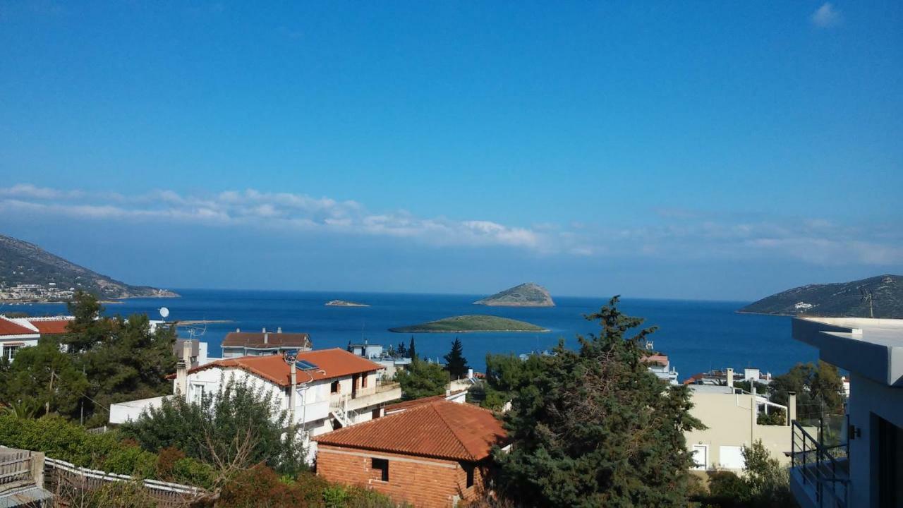 Pórto Ráfti Seaview Pool Villa Near Beach And Athens Airport מראה חיצוני תמונה